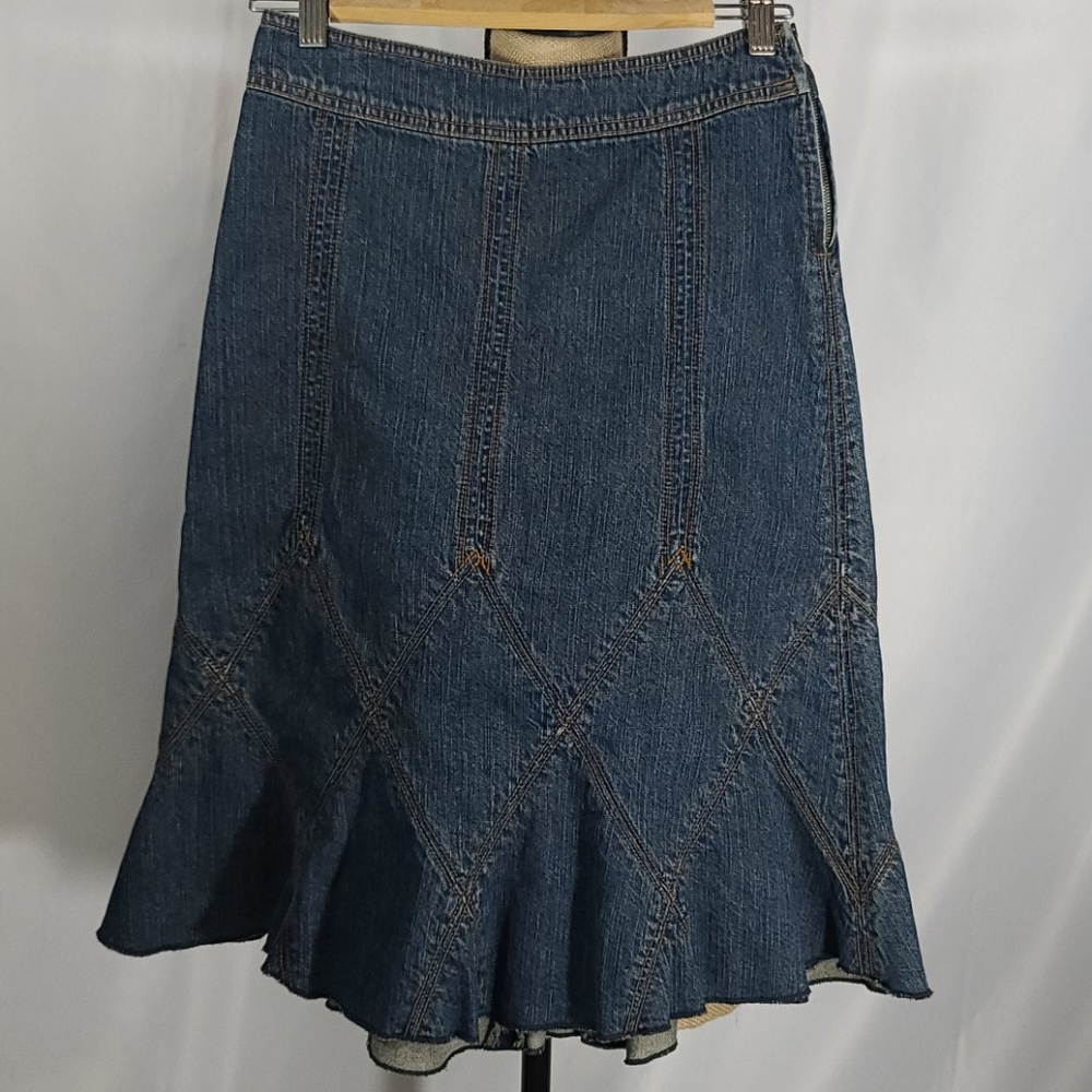 DKNY jean skirt